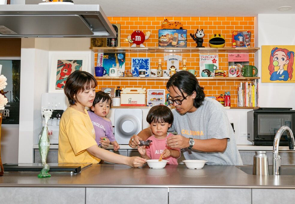 古着屋×カフェのような平屋のアメリカンハウス
